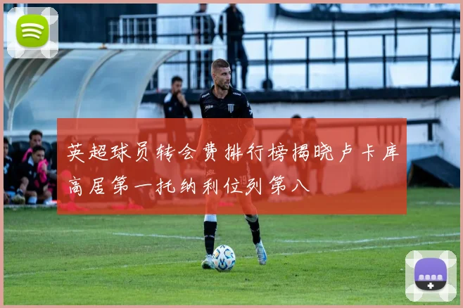 英超球员转会费排行榜揭晓卢卡库高居第一托纳利位列第八